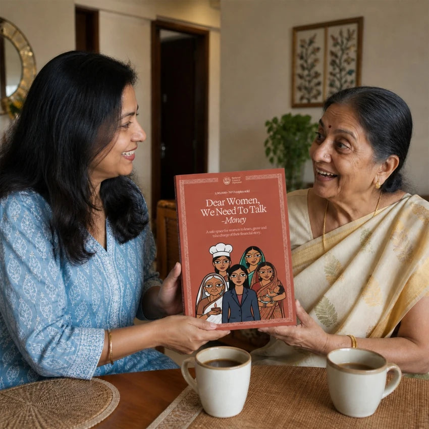 Two women discussing Dear Women, We Need to Talk Money